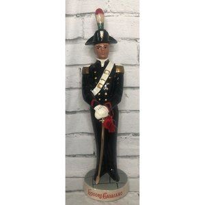 Vintage Liquore Galliano Napoleonic Soldier Decanter Porcelain Bottle ITALY 19”
